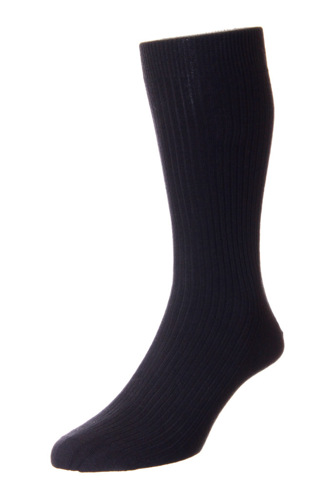 HJ 114 Pure cotton rib sock. Single pair - Armstrong Aviation Clothing