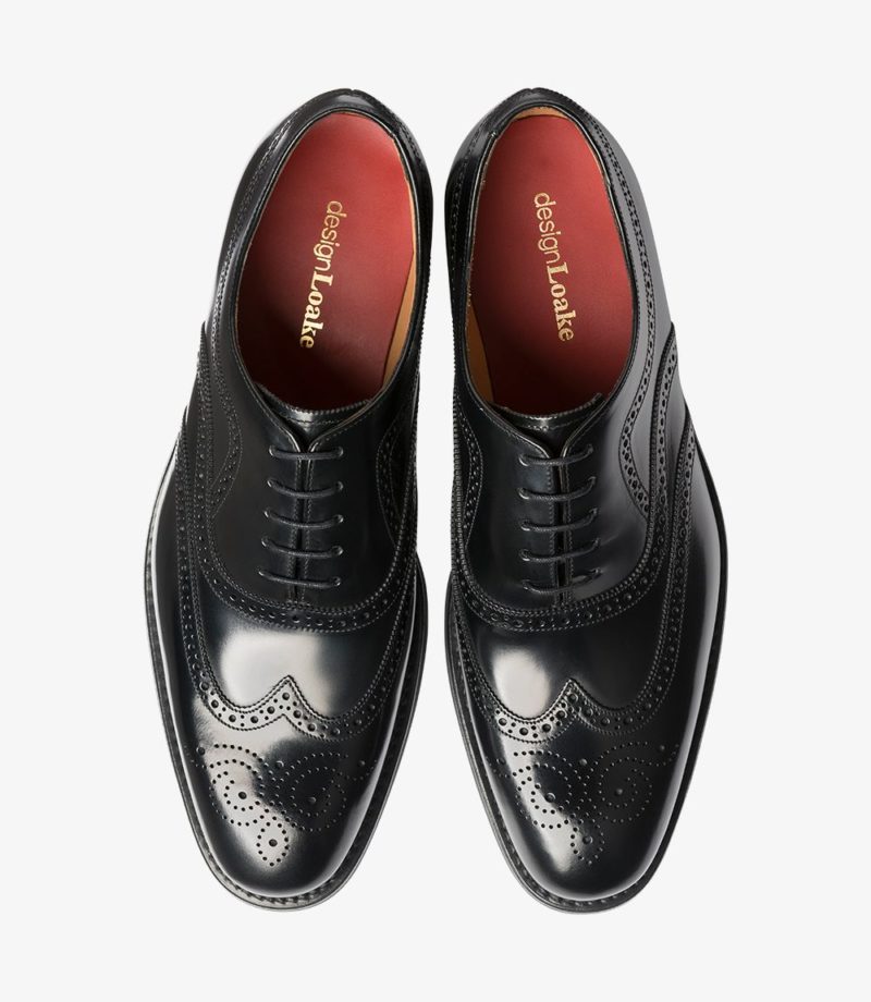 Loake sales black brogues