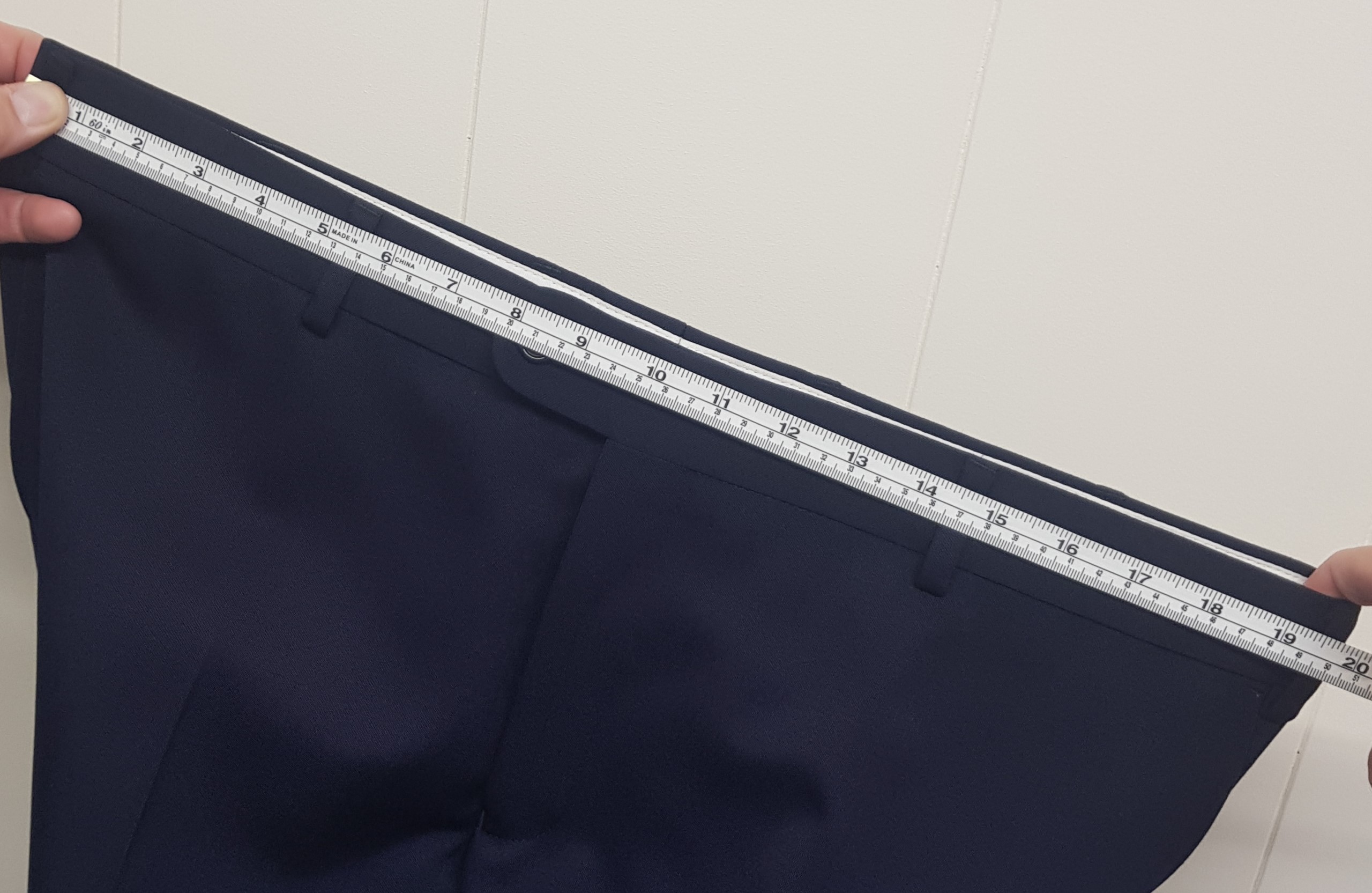 Trouser waist measurement