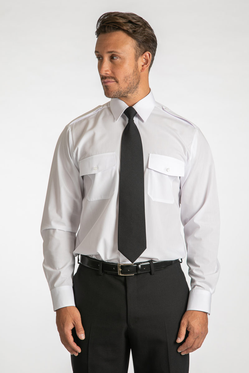 Long Sleeved Double Two Pilot Uniform Shirt - Armstrong Aviation Clothing