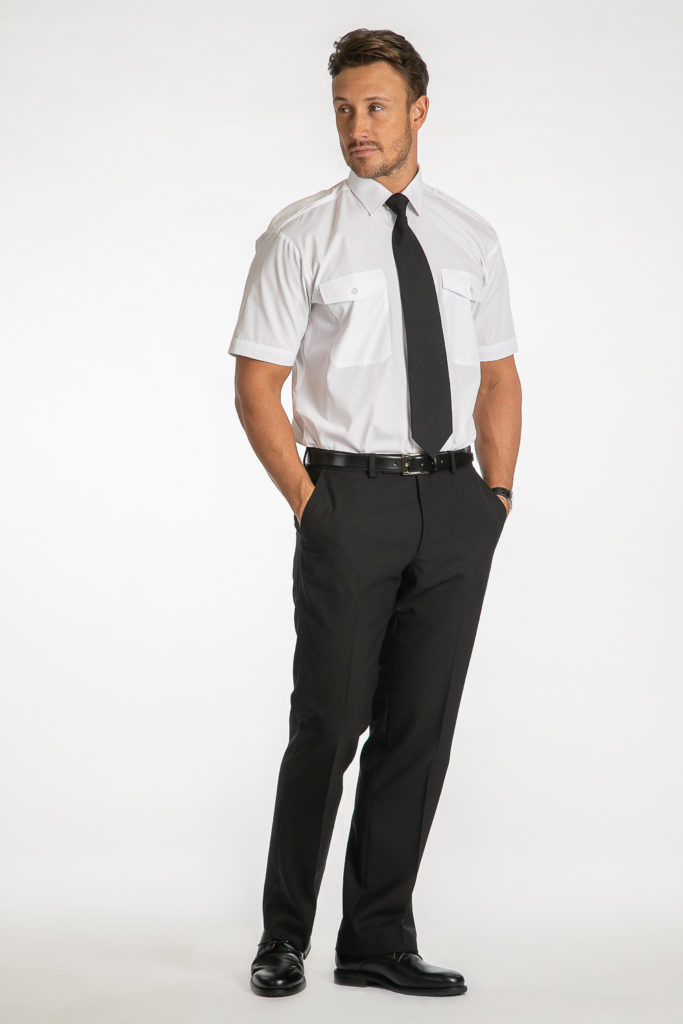 Short Sleeved AAC Pilot Uniform Shirt Slimmer fit Armstrong Aviation