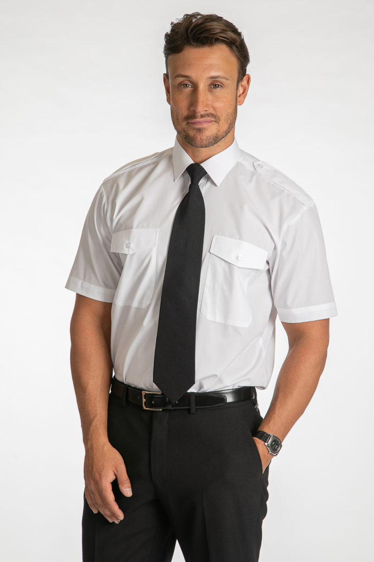 Short Sleeved AAC Pilot Uniform Shirt Slimmer fit Armstrong Aviation