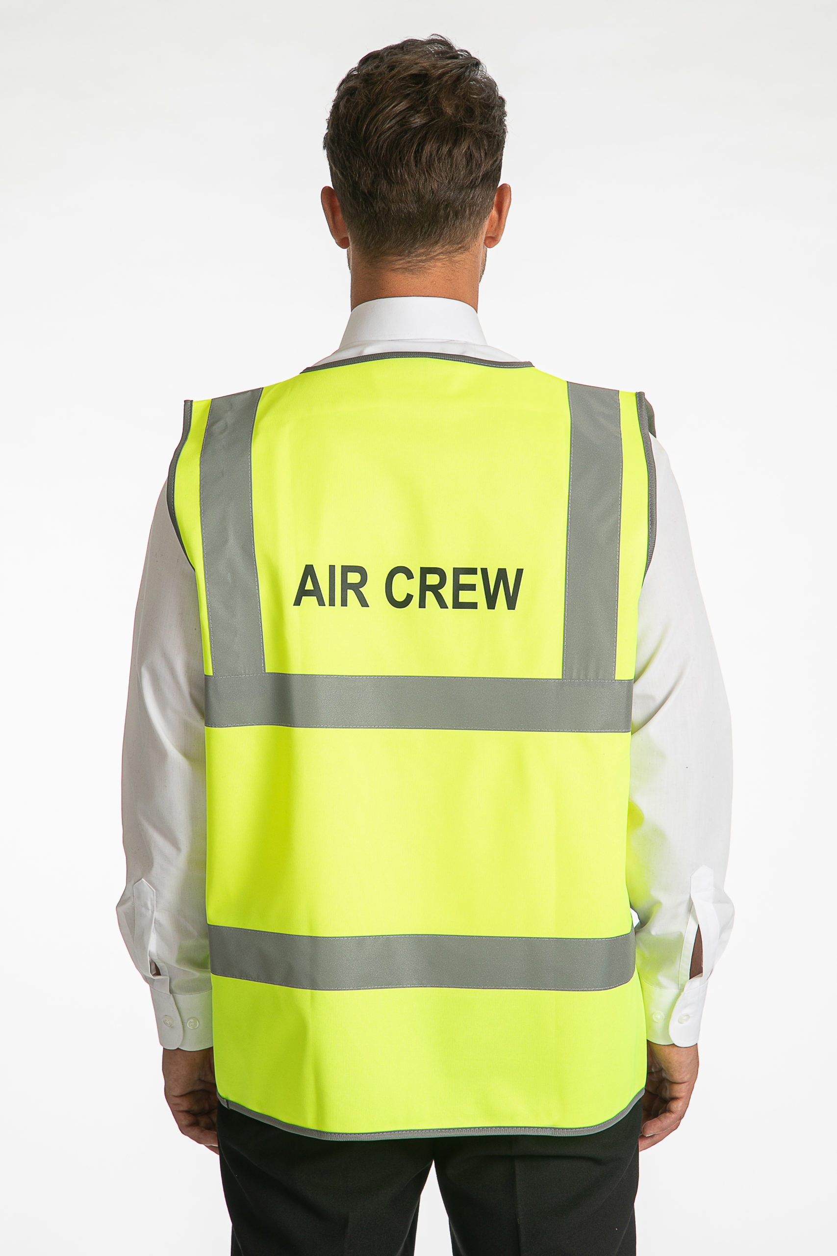 High Visibility 'Air Crew' Class 2 Waistcoat Velcro Fastening - Armstrong  Aviation Clothing