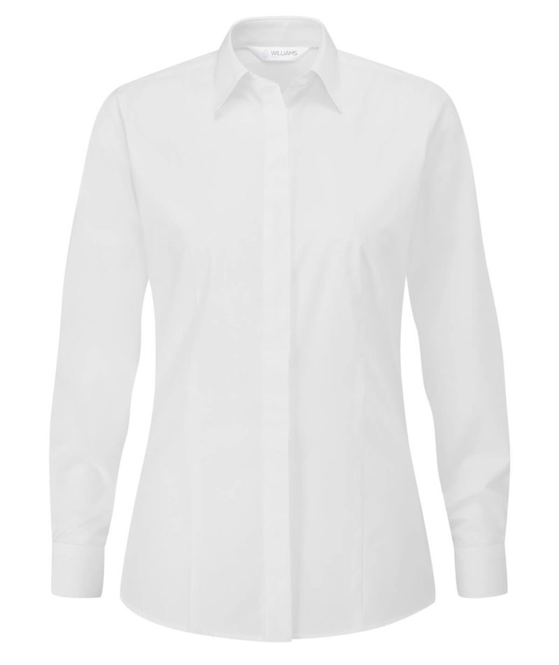 Classic Fly Front Long / Short Sleeve Blouse - Armstrong Aviation Clothing